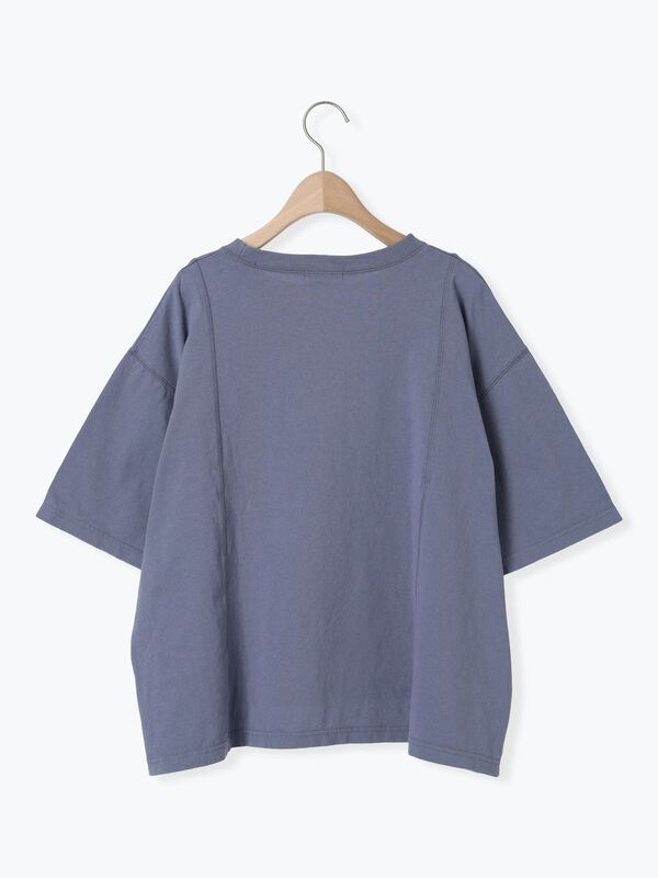 ミッキーマウス パッチワーク シャツ スピックアンドスパン 別注 ミッキー パッチワーク Tシャツ
