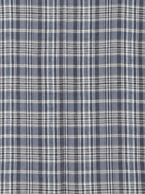 期間限定】 【Cross×Linen】並びボタンベスト（ブラック