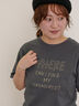 [リサイクルコットン]柄アソートTシャツ（チャコールグレー）｜Samansa Mos2（サマンサ モスモス）通販