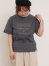 [リサイクルコットン]柄アソートTシャツ（オフホワイト/チャコールグレー/ミント/キナリ）｜Samansa Mos2（サマンサ モスモス）通販
