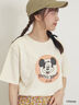 【Disney】ミッキー&フレンズ/ヴィンテージライクTシャツ（キナリ）｜Samansa Mos2（サマンサ モスモス）通販