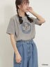 【Disney】ミッキー&フレンズ/ヴィンテージライクTシャツ（グレー/レッド/キナリ）｜Samansa Mos2（サマンサ モスモス）通販