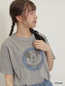 【Disney】ミッキー&フレンズ/ヴィンテージライクTシャツ（グレー/レッド/キナリ）｜Samansa Mos2（サマンサ モスモス）通販