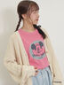 【Disney】ミッキー&フレンズ/ヴィンテージライクTシャツ（グレー/レッド/キナリ）｜Samansa Mos2（サマンサ モスモス）通販