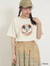 【Disney】ミッキー&フレンズ/ヴィンテージライクTシャツ（グレー/レッド/キナリ）｜Samansa Mos2（サマンサ モスモス）通販