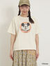 【Disney】ミッキー&フレンズ/ヴィンテージライクTシャツ（グレー/レッド/キナリ）｜Samansa Mos2（サマンサ モスモス）通販