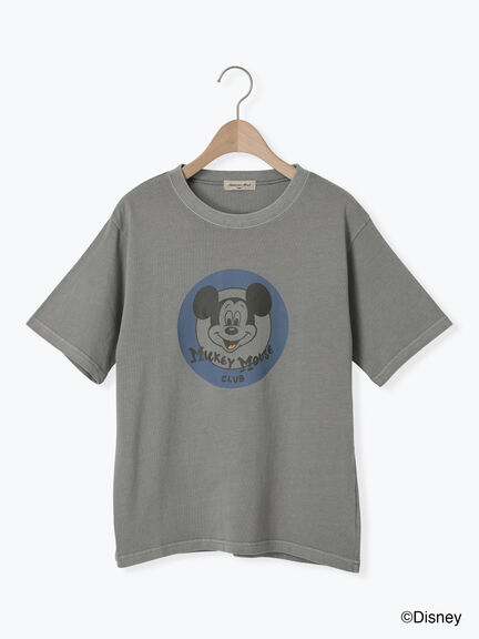 【Disney】ミッキー&フレンズ/ヴィンテージライクTシャツ（グレー/レッド/キナリ）｜Samansa Mos2（サマンサ モスモス）通販