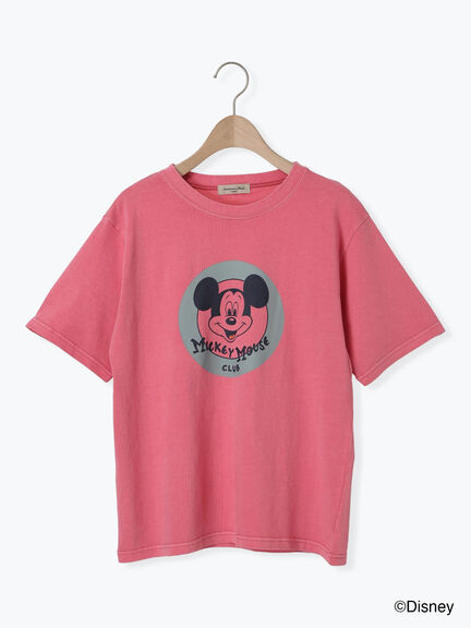 【Disney】ミッキー&フレンズ/ヴィンテージライクTシャツ（グレー/レッド/キナリ）｜Samansa Mos2（サマンサ モスモス）通販