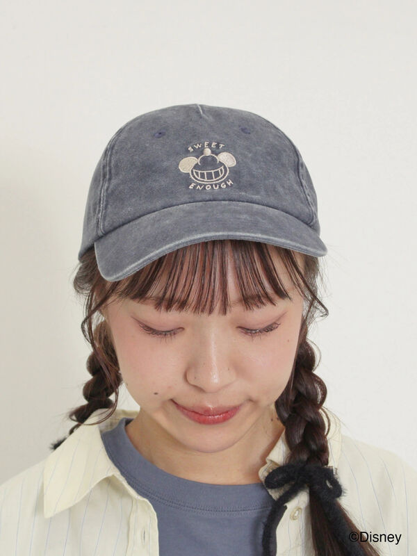 【Disney】ミッキー&フレンズ/ピグメント刺繍キャップ（ベージュ/グリーン/ネイビー）｜Samansa Mos2（サマンサ モスモス）通販