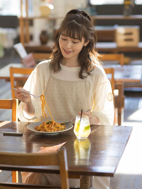 セール】 【ゆべし×Samansa Mos2】インナー付キャミワンピース