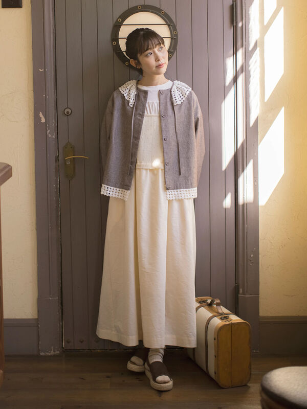 ゆべし×Samansa Mos2】インナー付キャミワンピース（ワンピース