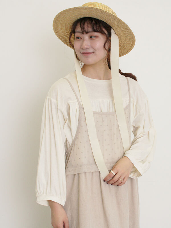 セール】 【ゆべし×Samansa Mos2】インナー付キャミワンピース