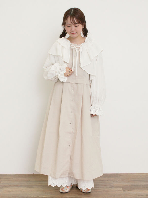 ゆゆ様お取り置き(一時8/2まで)Samansa Mos2 ワンピ Samansa Mos2 ワンピース 「ゆべしコラボ」無地＆ドット柄