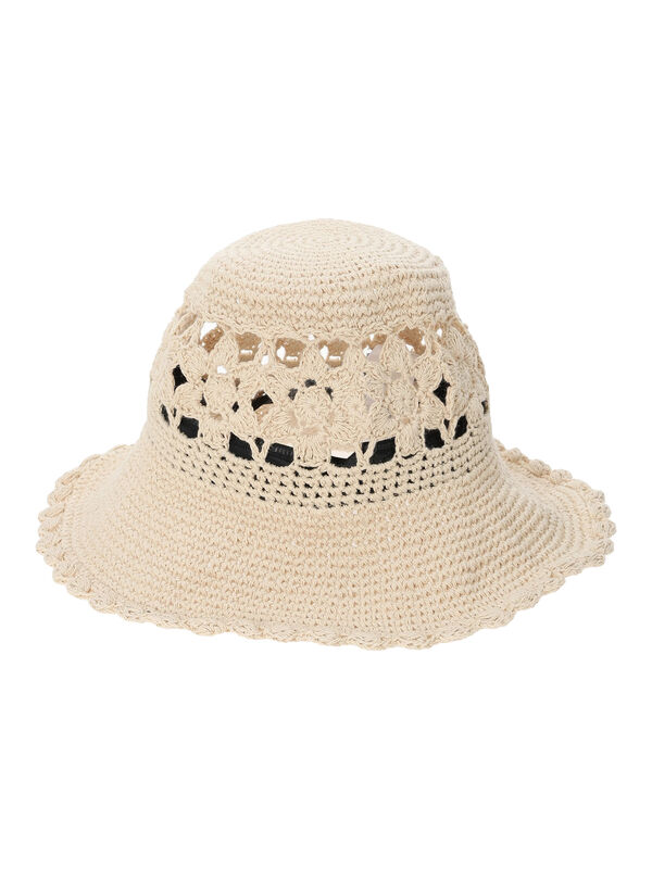 セール】 モチーフニットハット（ブラック/キナリ/アクセサリー/ハット