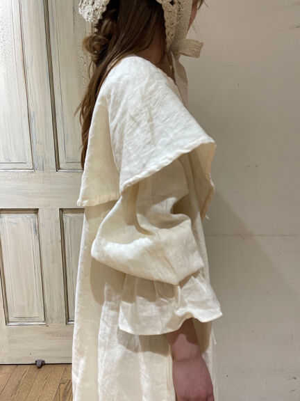 【立川限定】リネンビッグカラーワンピース（ブラック/ピンク/イエロー/キナリ）｜Samansa Mos2（サマンサ モスモス）通販