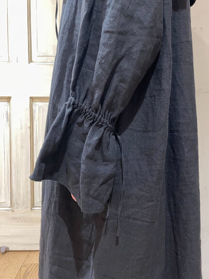 【立川限定】リネンビッグカラーワンピース（ブラック/ピンク/イエロー/キナリ）｜Samansa Mos2（サマンサ モスモス）通販