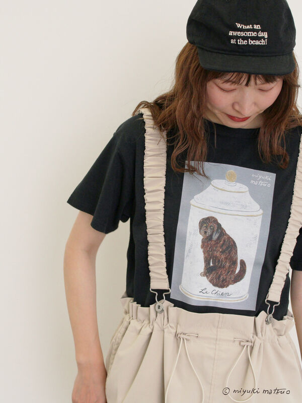 【miyuki matsuo×Samansa Mos2】Tシャツ（ブラック）｜Samansa Mos2（サマンサ モスモス）通販