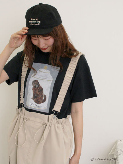 【miyuki matsuo×Samansa Mos2】Tシャツ（オフホワイト/ブラック/ベージュ）｜Samansa Mos2（サマンサ モスモス）通販