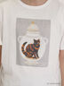 【miyuki matsuo×Samansa Mos2】Tシャツ（オフホワイト/ブラック/ベージュ）｜Samansa Mos2（サマンサ モスモス）通販
