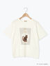 【miyuki matsuo×Samansa Mos2】Tシャツ（オフホワイト/ブラック/ベージュ）｜Samansa Mos2（サマンサ モスモス）通販