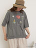 【miyuki matsuo×Samansa Mos2】タックTシャツ（チャコールグレー）｜Samansa Mos2（サマンサ モスモス）通販