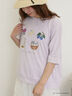 【miyuki matsuo×Samansa Mos2】タックTシャツ（オフホワイト/チャコールグレー/パープル）｜Samansa Mos2（サマンサ モスモス）通販