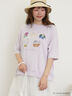 【miyuki matsuo×Samansa Mos2】タックTシャツ（オフホワイト/チャコールグレー/パープル）｜Samansa Mos2（サマンサ モスモス）通販