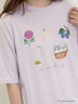 【miyuki matsuo×Samansa Mos2】タックTシャツ（オフホワイト/チャコールグレー/パープル）｜Samansa Mos2（サマンサ モスモス）通販