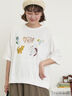 【miyuki matsuo×Samansa Mos2】タックTシャツ（オフホワイト/チャコールグレー/パープル）｜Samansa Mos2（サマンサ モスモス）通販