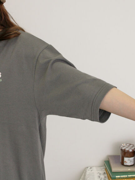 【miyuki matsuo×Samansa Mos2】タックTシャツ（オフホワイト/チャコールグレー/パープル）｜Samansa Mos2（サマンサ モスモス）通販