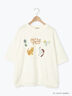 【miyuki matsuo×Samansa Mos2】タックTシャツ（オフホワイト/チャコールグレー/パープル）｜Samansa Mos2（サマンサ モスモス）通販
