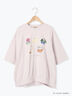 【miyuki matsuo×Samansa Mos2】タックTシャツ（オフホワイト/チャコールグレー/パープル）｜Samansa Mos2（サマンサ モスモス）通販