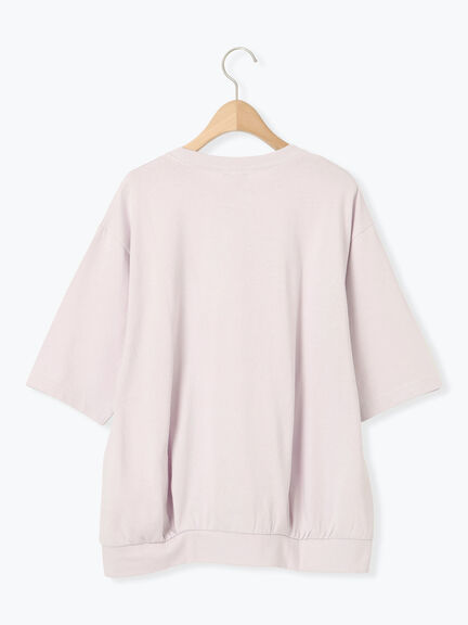 【miyuki matsuo×Samansa Mos2】タックTシャツ（オフホワイト/チャコールグレー/パープル）｜Samansa Mos2（サマンサ モスモス）通販