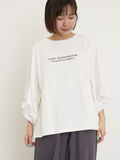 袖タックTシャツ（オフホワイト）｜Samansa Mos2（サマンサ モスモス）通販