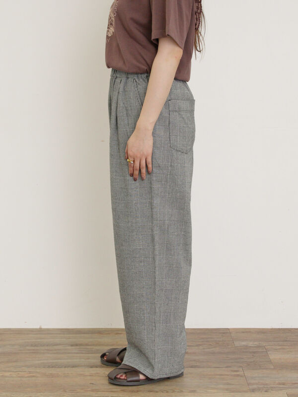 マツムラ トモエさん専用 セール】 【M/Lサイズ】レーヨン麻柄アソートストレートパンツ