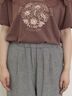 【M/Lサイズ】レーヨン麻柄アソートストレートパンツ（チャコールグレー/ベージュ/モカ/グリーン）｜Samansa Mos2（サマンサ モスモス）通販