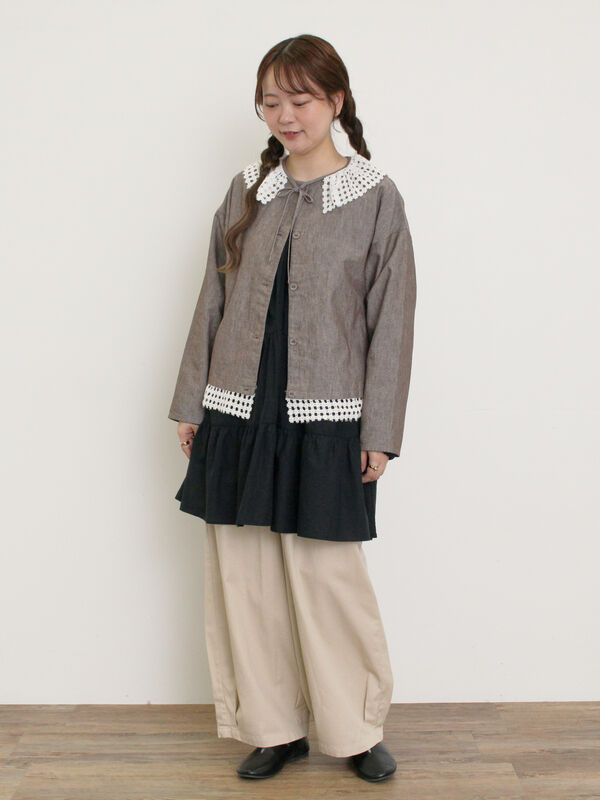 新品　SM2☆ベージュ／綿裾タックパンツ 新品 SM2☆ベージュ／綿裾タックパンツ - メルカリ
