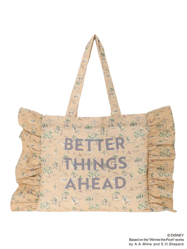 セール】 【Disney】くまのプーさん/サイドフリルバッグ（オレンジ