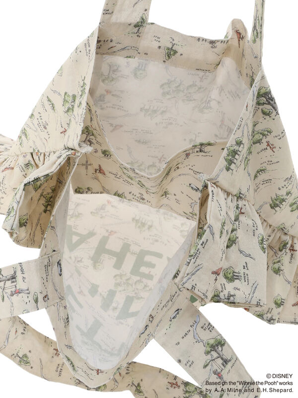 セール】 【Disney】くまのプーさん/サイドフリルバッグ（オレンジ