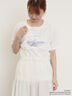 【Disney】くまのプーさん/アップリケTシャツ（オフホワイト/ブラック/ベージュ/イエロー）｜Samansa Mos2（サマンサ モスモス）通販