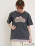 【Disney】くまのプーさん/アップリケTシャツ（オフホワイト/ブラック/ベージュ/イエロー）｜Samansa Mos2（サマンサ モスモス）通販