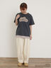 【Disney】くまのプーさん/アップリケTシャツ（オフホワイト/ブラック/ベージュ/イエロー）｜Samansa Mos2（サマンサ モスモス）通販