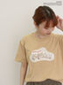 【Disney】くまのプーさん/アップリケTシャツ（オフホワイト/ブラック/ベージュ/イエロー）｜Samansa Mos2（サマンサ モスモス）通販