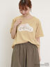 【Disney】くまのプーさん/アップリケTシャツ（オフホワイト/ブラック/ベージュ/イエロー）｜Samansa Mos2（サマンサ モスモス）通販