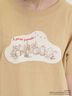 【Disney】くまのプーさん/アップリケTシャツ（オフホワイト/ブラック/ベージュ/イエロー）｜Samansa Mos2（サマンサ モスモス）通販