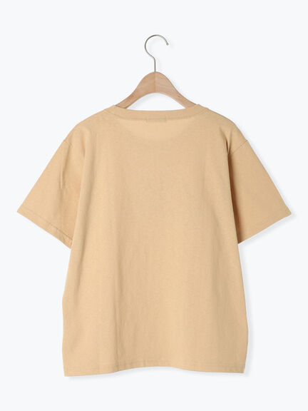【Disney】くまのプーさん/アップリケTシャツ（オフホワイト/ブラック/ベージュ/イエロー）｜Samansa Mos2（サマンサ モスモス）通販