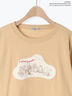 【Disney】くまのプーさん/アップリケTシャツ（オフホワイト/ブラック/ベージュ/イエロー）｜Samansa Mos2（サマンサ モスモス）通販