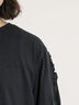 袖タテフリルTシャツ（オフホワイト/ブラック/モカ）｜Samansa Mos2（サマンサ モスモス）通販