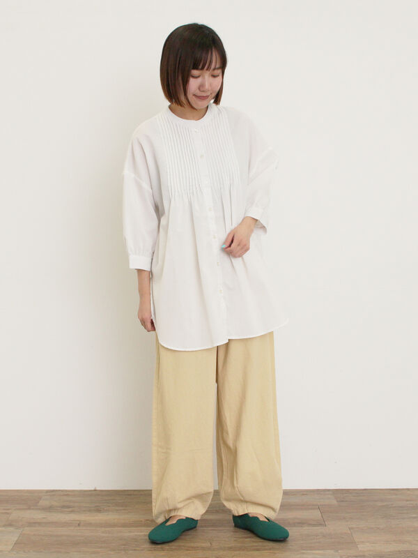 楽天市場】【SALE／30%OFF】綿麻裾ギャザーレースパンツ Samansa