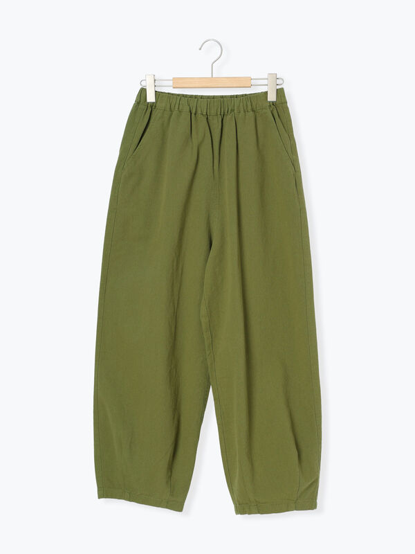 セール】 【M/Lサイズ】裾タックギャザーパンツ